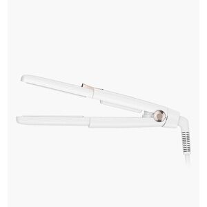 T3 Singlepass Compact 0.8 inch Travel White and Pink Hair Straightener